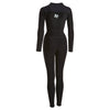 IR Women's Thick Skin Union Suit w/Zip Large Black