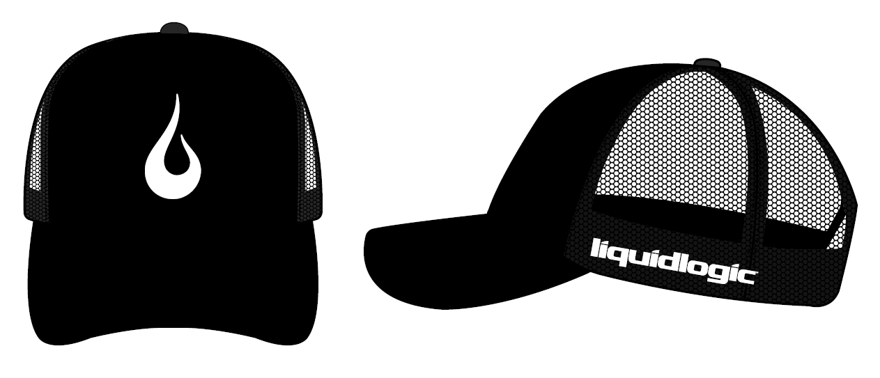 Liquidlogic Flatbill Hat_Black