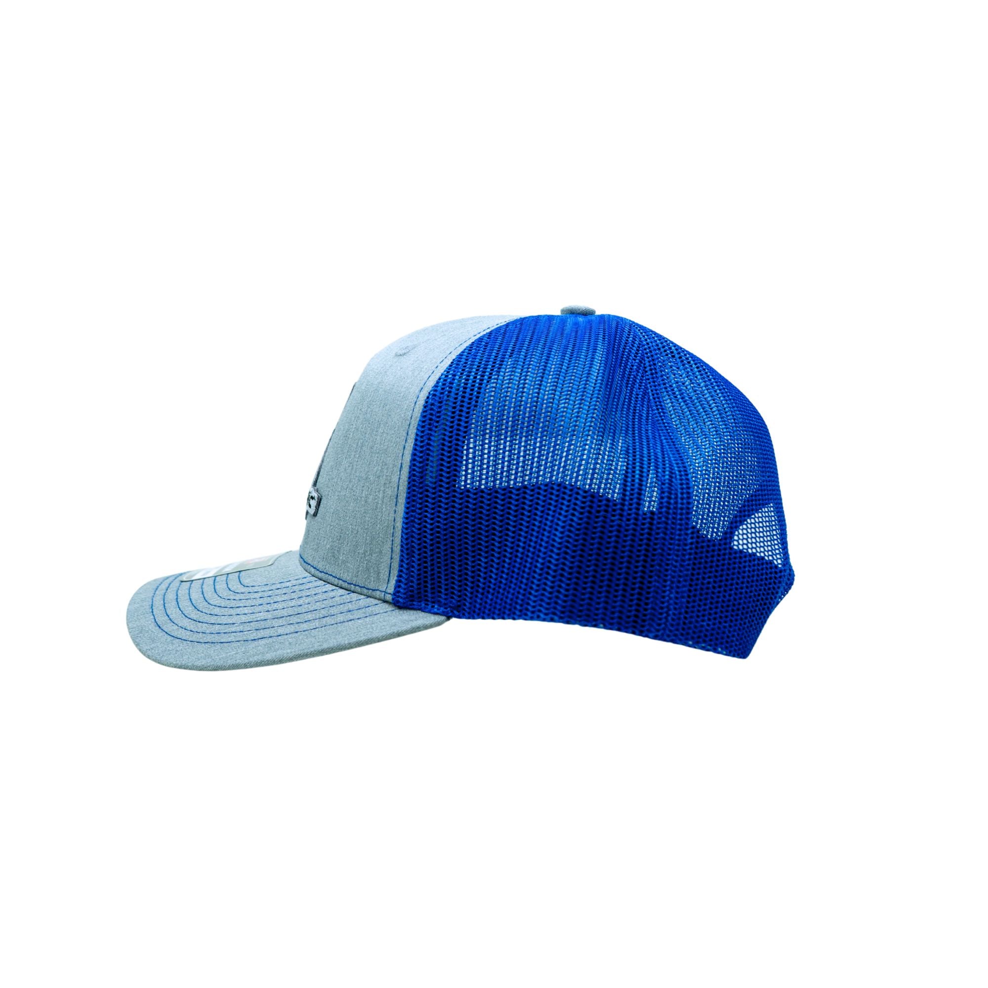 Liquidlogic Trucker Hat_Grey and Blue