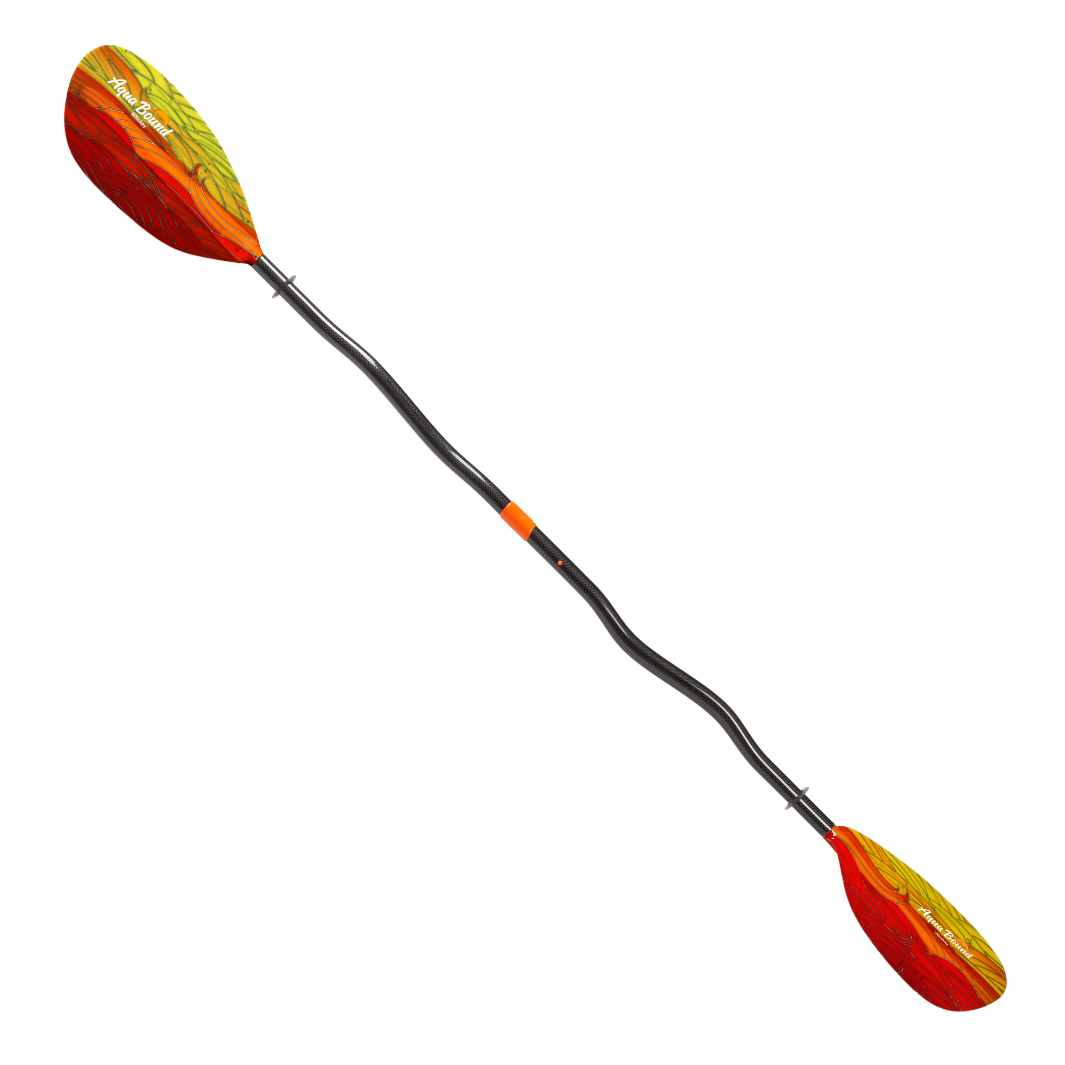 Aquabound Whiskey Fiberglass 2-Piece Bent Shaft Kayak Paddle